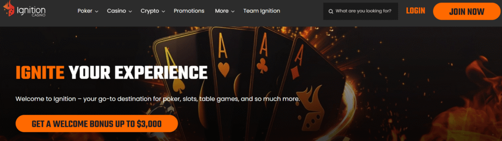 Ignition Ripple casino website