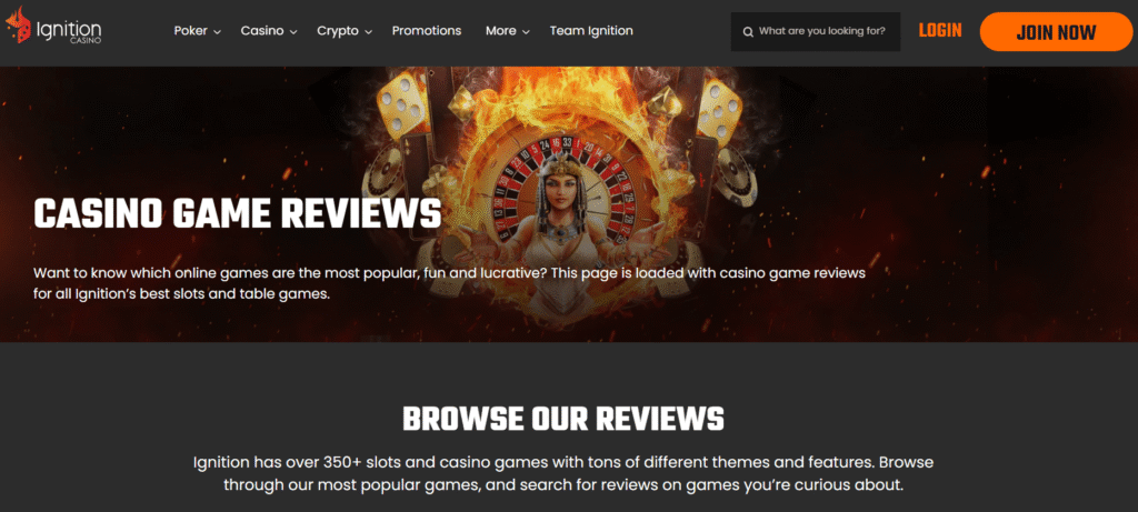Ignition casino website